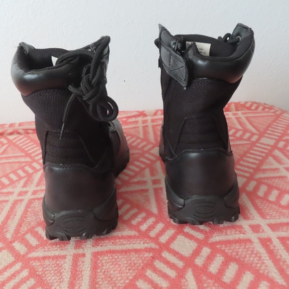 men's 9 4E  XW wide MT. EMEY 6506 Composite Toe Work UTILITY black 8" BOOTS - Picture 4 of 11